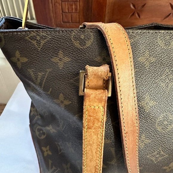 Louis Vuitton Cabas Piano Monogram Canvas Leather Shoulder Bag Authentic DU0072 - Picture 7 of 11